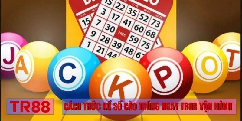 Cách thức xổ số cào trúng ngay TR88 vận hành