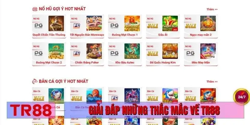 Giải đáp những thắc mắc về TR88